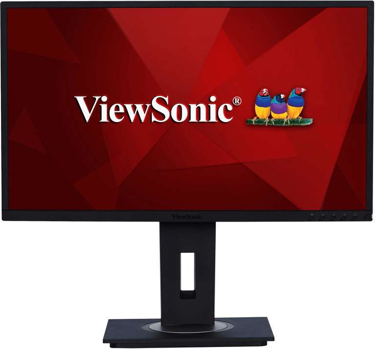 ViewSonic VG2448 LED-Monitor (24", 1920 x1080, IPS, 5ms, HDMI, DisplayPort, VGA, USB, Dreh-, Schwenk- und Höhenverstellbar)
