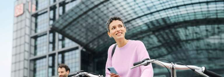 30 Freiminuten für Fernverkehrskunden mit Onlineticket von/zu bestimmten Bahnhöfen // Call a Bike