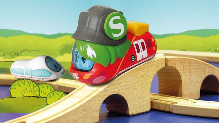 (DB) Deutsche Bahn gratis Spielfigur Sally S-Bahn abholbar im Bordbistro vom ICE mit Vorlage Kinderfahrkarte