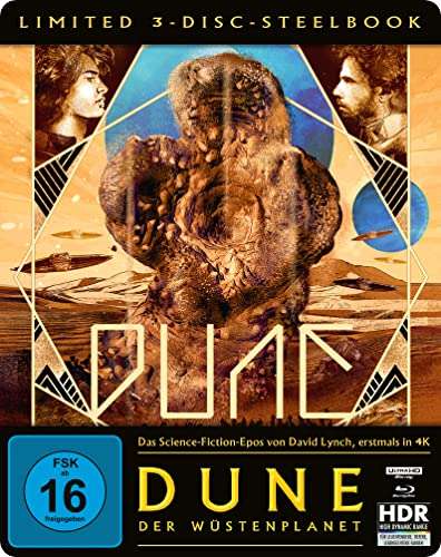 Dune (1984) von David Lynch [4K UHD + Blu-ray] Steelbook für 21,59€ [Amazon Prime]