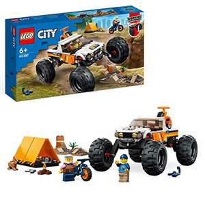 (Prime) LEGO 60387 City Offroad Abenteuer, Camping Monster Truck Spielzeug mit funktionierender Federung, Fahrzeug für Kinder ab 6 Jahre