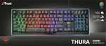 Trust Gaming GXT 860 Thura Halbmechanische Tastatur (RGB-Beleuchtung, Anti-Ghosting) für 18€ (Amazon Prime)