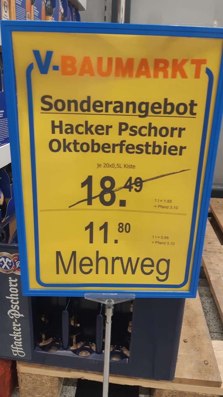 V-Markt München Hacker-Pschorr Oktoberfestbier