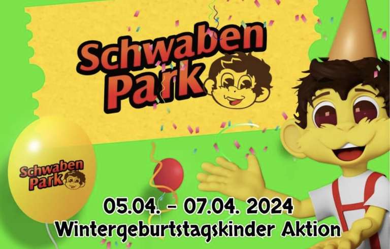 Schwabenpark: Wintergeburtstagskinder kommen kostenlos in den Park