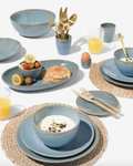 Stapelrabatt auf Geschirr | 2=10% 4=20% 6=40% | z.B. 9-teiliges Set Porto (Frühstücks-& Suppenteller & Becher aus Keramik)