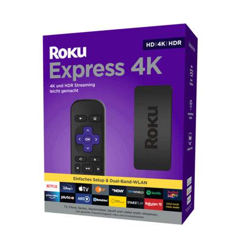 ROKU Express 4K Streaming Player, Schwarz