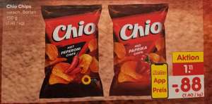 Chio Chips Red Paprika / Hot Peperoni 150g bei Netto für 1,11 Euro. Mit der App sogar für 0,88 Euro.