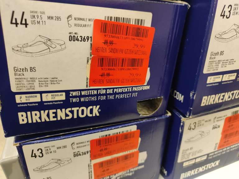 (Lokal) Birkenstock Giezeh BS Sandalen Zehentrenner Marktkauf Löhne
