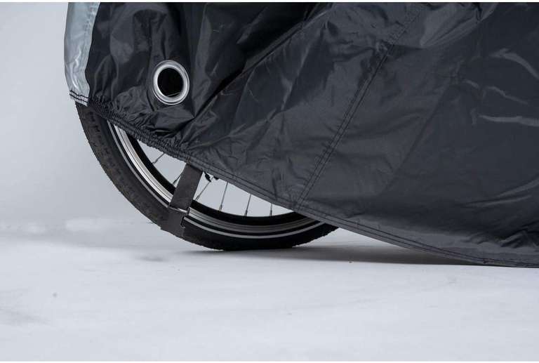 FISCHER E-Bike / Fahrrad Garage Premium | 200 x 110 cm Abdeckung | Öffnung für Ladekabel | wasserdicht
