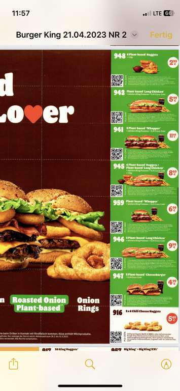 Burger King Gutscheine / Coupons bis 21.04.2023
