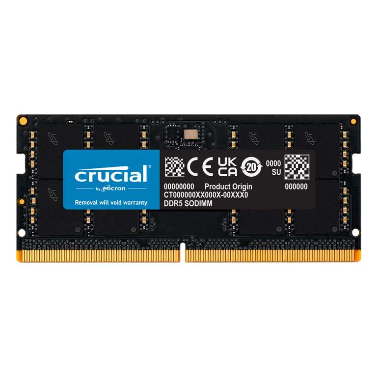 Crucial 16GB DDR5-5600 CL46 SO-DIMM RAM