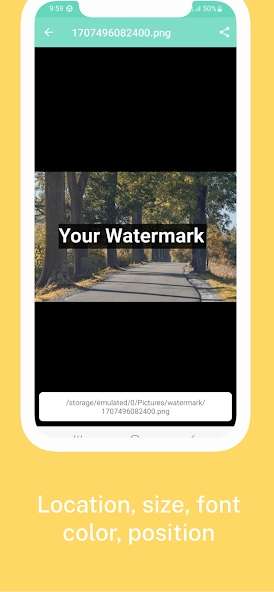 Watermark - Add Watermark [Google Playstore]