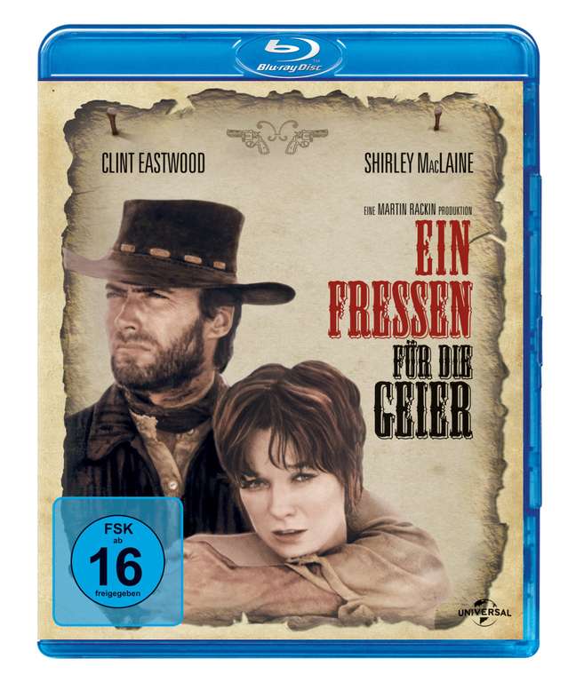(Prime) Ein Fressen für die Geier (Blu-Ray) IMDb 7,0/10 * Western mit Clint Eastwood & Shirley MacLaine