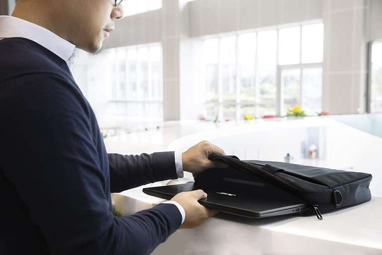 Acer Notebookasche für 14" Notebooks | abnehmbarer Schultergurt | Trolley-Durchführung | Fronttasche