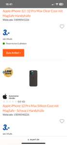 [expert Wunstorf] Apple Iphone 12 Pro Max Clear Case oder Silikon Case schwarz