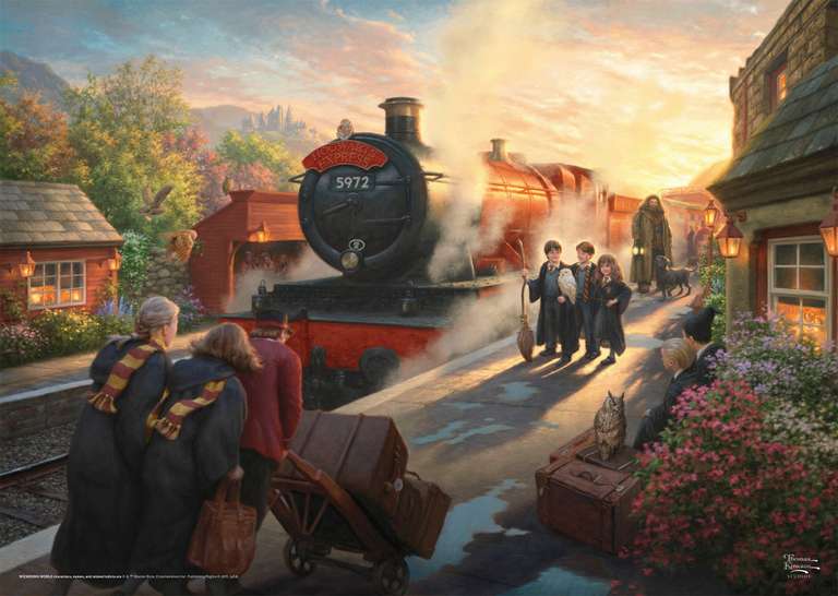 Schmidt Spiele: Harry Potter Hogwarts Express Puzzle (1000 Teile, B/H: ca. 69/49 cm, Ab 8 Jahren)