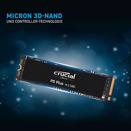 [Prime] Crucial P5 Plus 2TB PCIe 4.0 3D NAND NVMe M.2, bis zu 6600MB/s - CT2000P5PSSD8