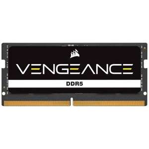 Amazon Prime: Corsair VENGEANCE SODIMM DDR5 RAM 16GB (1x16GB) 4800MHz CL40 Intel XMP - Schwarz (CMSX16GX5M1A4800C40)