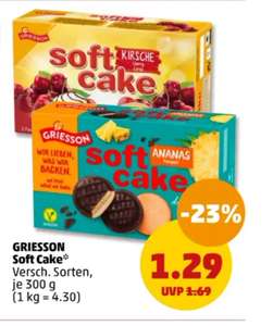 ~Penny~ Griesson Soft Cake + Rougette Ofenkäse im Angebot und Marktguru 0,40€ + 0,50€ Cashback