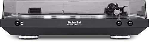 TechniSat TECHNIPLAYER LP 200 - Vollautomatik-Plattenspieler (mit USB-Ausgang 33/45 U/min, Riemenantrieb, Aluminium-Plattenteller) Ama/MM