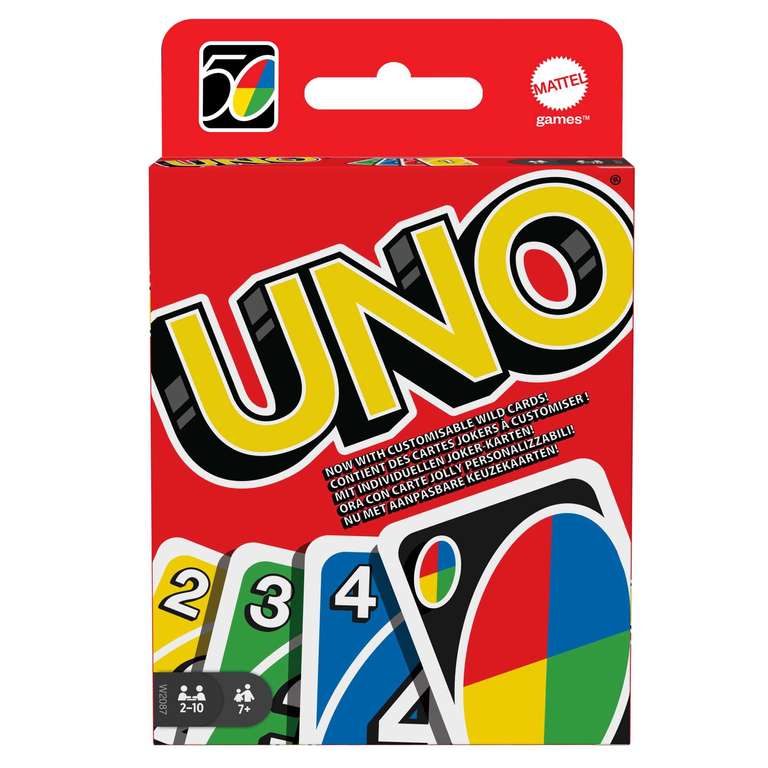 Mattel Games UNO Kartenspiel für 4,99€ (Prime/Rossmann Abh)