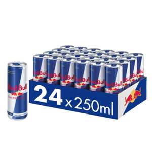 Red Bull Energy Drink - 24er Palette Dosen Getränke, EINWEG (24 x 250 ml) PRIME