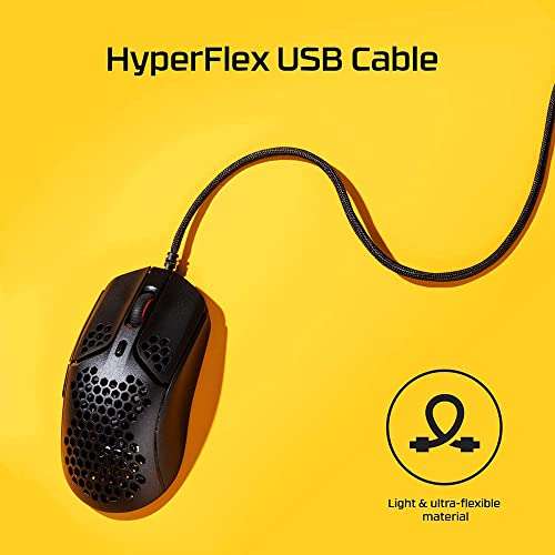 HyperX Pulsefire Haste gaming Maus, 16000dpi, ultraleicht 59g