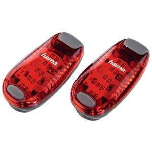 Hama LED-Sicherheitslicht 2er-Set (Dauerlicht inkl. Batterie, Blinklicht ideal für Radfahrer) rot | OTTO UP Plus Lieferflat & Amazon Prime