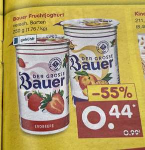 Bauer Fruchtjoghurt Der große Bauer versch. Sorten 250 g (1.76 / kg) [netto]