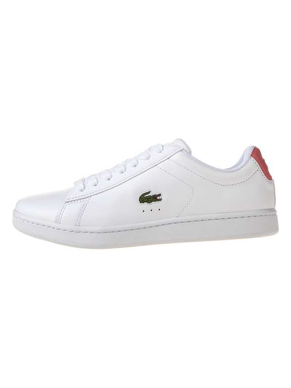 Lacoste Sneaker Sale für Damen und Herren, zB: Leder-Sneakers "Chaymon" (Größen: 40,5 bis 46,5)