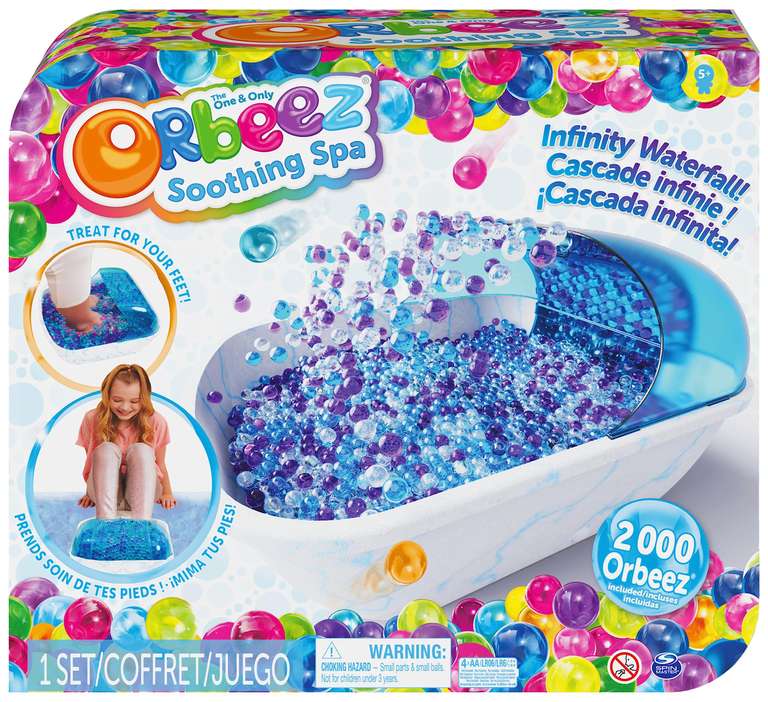 [Prime] Spin Master Orbeez - Soothing/Fuß Spa für Kinder (2000 Wasserperlen als massierender Wasserfall, ab 6 Jahren)