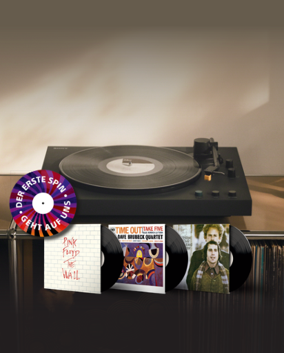 Gratis Vinyl zu deinem neuen Sony-Plattenspieler