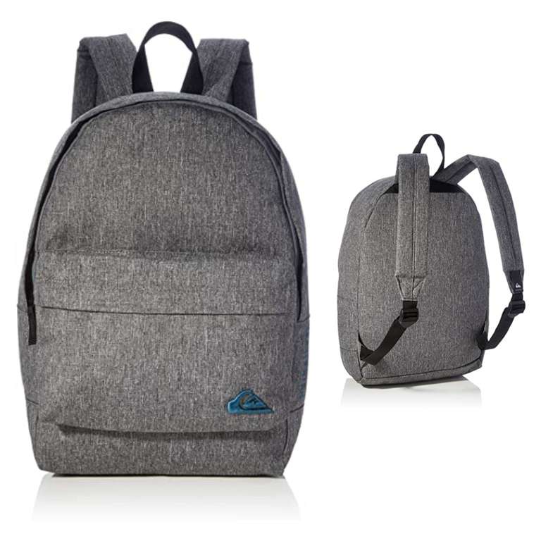 Quiksilver Rucksack Small Everyday Edition, Backpack mit 18L, Größe (HxBxT) 40 x 29 x 12 cm, Farbe Light Grey Heather [Amazon Prime]