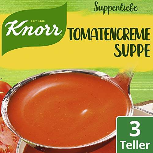 Knorr Suppenliebe Tomatencreme Suppe, 1 x 3 Teller 1 x 62 g (Prime)