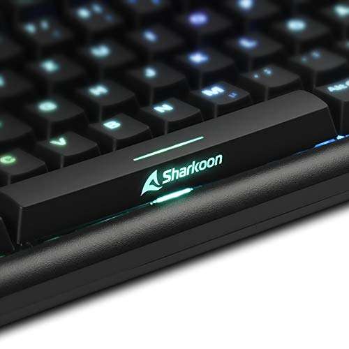 Sharkoon Skiller SGK30 Red, Mechanische Gaming Tastatur ( RGB , rote Schalter, N-Key-Rollover, 1000 Hz Polling Rate) [Amazon/NBB Abholung)