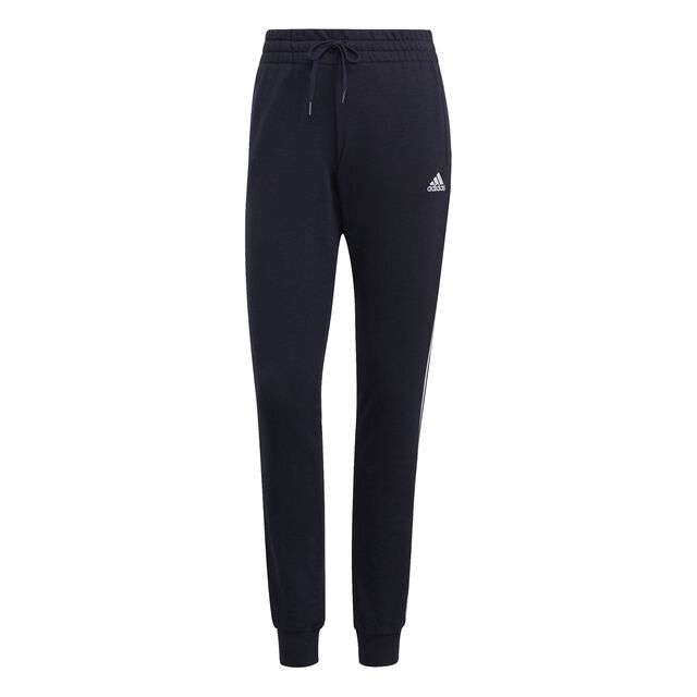 Adidas Essentials French Terry 3-Stripes Pants in Dunkelblau für Damen (Gr. S + M + XL)
