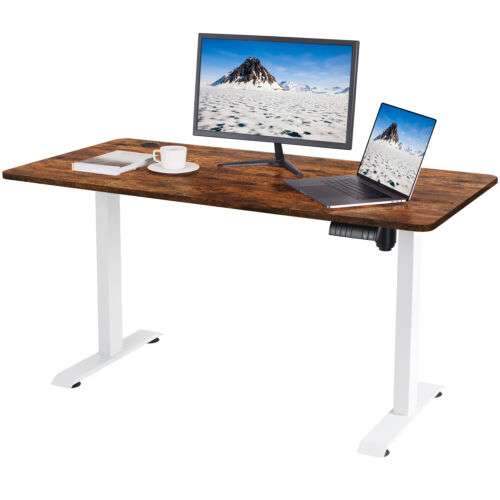 Höhenverstellbarer Schreibtisch: Elektrisch mit Tischplatte und Memory Funktion (Ebay)