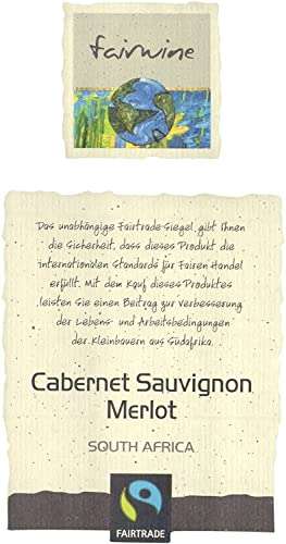 [Sparabo+Coupon] Fairtrade Cabernet Sauvignon - Merlot (1 x 0.75 l)