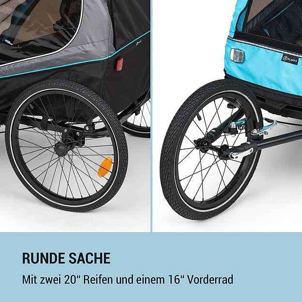 KLARFIT Kiddy King Fahrradanhnger 2-in-1 Jogger-Kinderwagen bei OTTO, 40  kg - 135,49 - otto