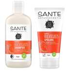 SANTE Naturkosmetik Feuchtigkeits "Shampoo 250ml" oder "Spülung 150ml" | Bio-Mango & Aloe Vera [Prime Spar-Abo]