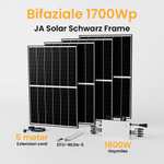 Mini-Solaranlage Hoymiles Wechselrichter 1600W, JA Solar Solarmodule Bifazial 1660/1700/1720Wp ab 519€