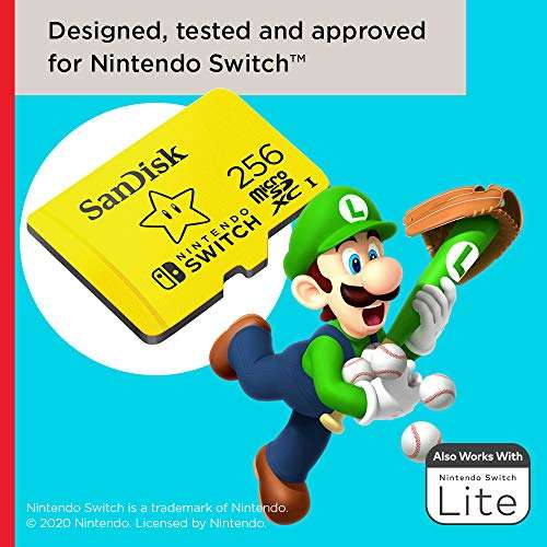 SanDisk microSDXC UHS-I Speicherkarte für Nintendo Switch 256 GB