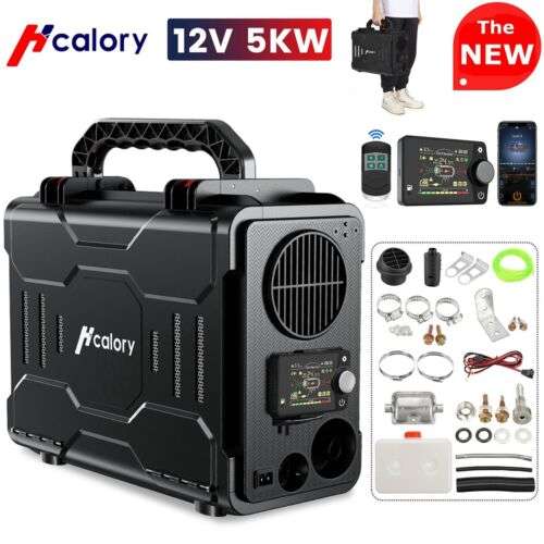 Hcalory HC-A01 12V 5kW Diesel Standheizung mit Bluetooth
