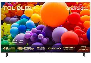 TCL 50C721 QLED Fernseher 50 Zoll Smart TV (4K UHD, Quantom Dot, 100% Farbvolumen, Android 11, Dolby Vision Atmos, HDR10+, HDMI 2.1) [2021]