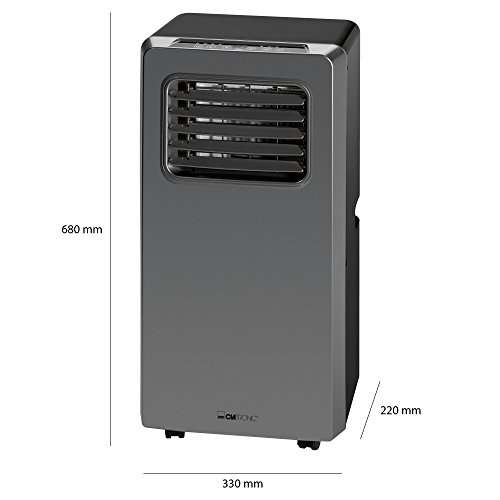 [Amazon/OttoUp]Clatronic Klimaanlage CL 3672 mit Abluftschlauch, 3 in 1 mit LED-Display, Fernbedienung,Luft-Klappen, 8000 BTU (2,3 kW)