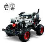 LEGO 42150 Technic Monster Jam Monster Mutt Dalmatian, Monster Truck-Spielzeug mit Rückziehmotor (Prime/Müller Abholung)