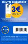 [Drogerie Müller] 3€ Coupon für ein Nivea Sun UV Gesicht Sonnenschutz Produkt