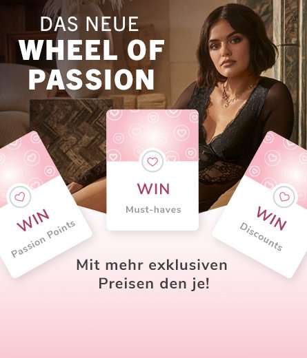 Hunkemöller Wheel of Passion ist zurück - Bis zum 26. Juni Passion Points sammeln
