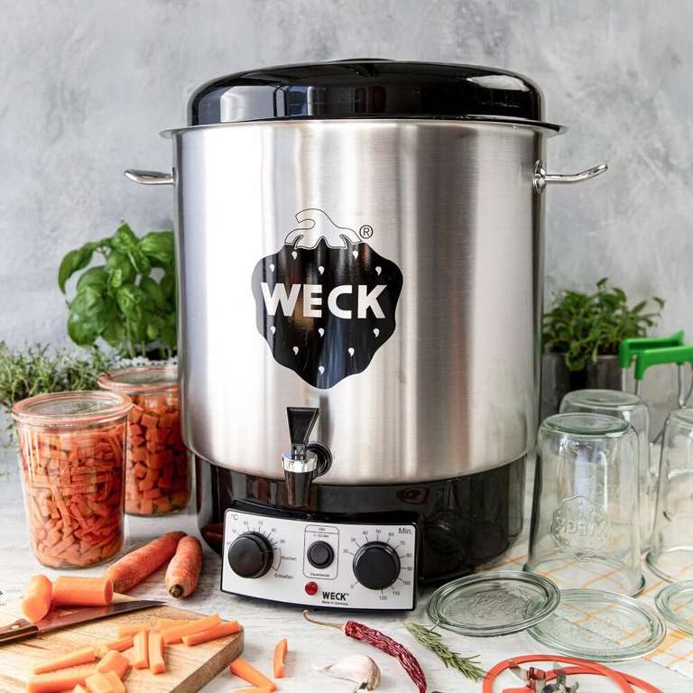 Weck Einkochautomat WAT 25A – Glühweinkocher bis 30l, 1800W, bei Conrad