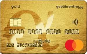 Kostenlose Advanzia/gebührenfrei.de Mastercard Gold mit 2 x 25 € KWK Bonus